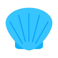 水色のホタテ貝