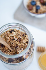 Muesli dans un bocal