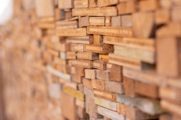 filled frame wooden planks wood structure background