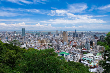 Fototapeta na wymiar 神戸 諏訪山展望台からの景色
