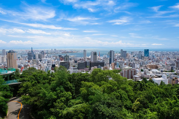 神戸 諏訪山展望台からの景色