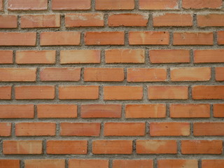 Obraz premium old red brick wall background
