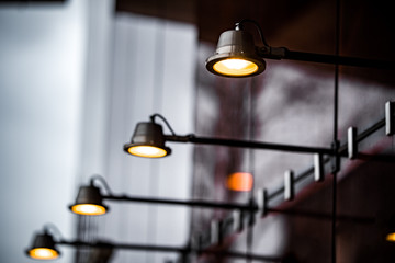 lighting fixtures on the building