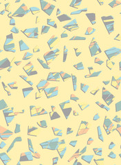 Trendy seamless terrazzo pattern. Abstract texture marble flooring vector illustration