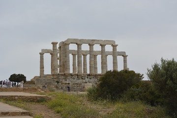 Fototapeta na wymiar Sounio temple greece