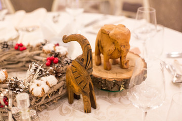 Beautiful table decoration for special events