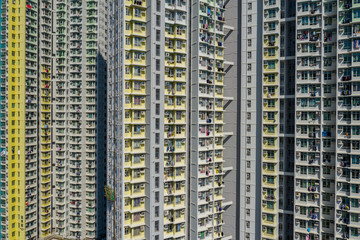 Naklejka premium Exterior of facade building