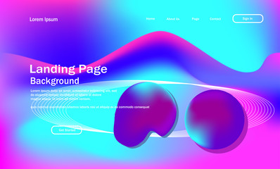 Modern Abstract background design. Landing page template.vector