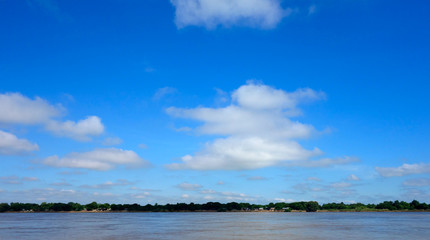 Obraz premium Irrawaddy Fluss in Myanmar