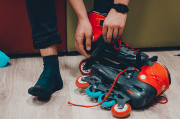 Roller skates and shoes