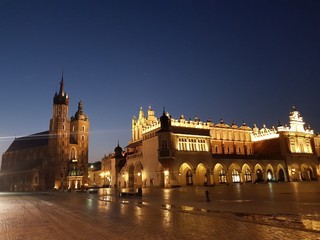 old town at night