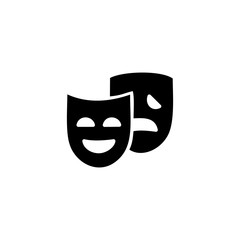 Theater masks couple