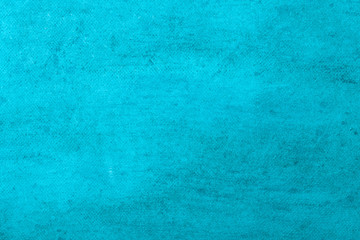 Background made of compressed cardboard color aqua. Unarranged painted surface.