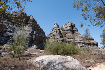 Fototapeta premium Felsen bei Isalo