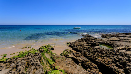 spiaggia di Luz, in Algarve (Portogallo)