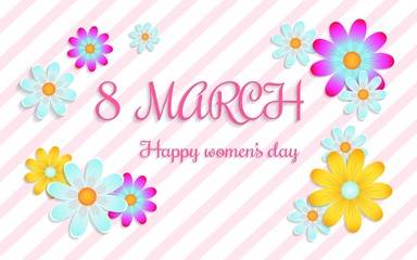 8 march - women's day illustration