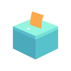 Ballot Box With Ballot emoji vector