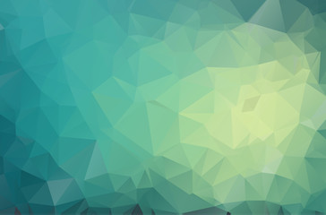Fototapeta premium Retro Polygonal Mosaic Background. geometric pattern, triangles background. Creative Business Design Templates. Vector illustration.
