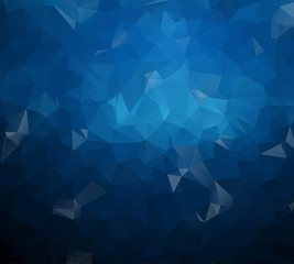 multicolor dark blue geometric rumpled triangular low poly style gradient illustration graphic background. Vector polygonal design for your business.