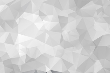 Gray Polygonal Mosaic Paper Background, Vector illustration