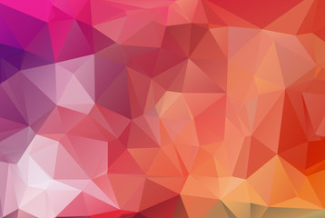 Multi red Polygonal Mosaic Background. geometric pattern, triangles background. Creative Business Design Templates. Vector illustration.