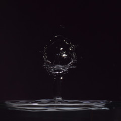 Watersplash, Splash, Wassertropfen, Tropfenkollision, Wasserspritzer, Sptritzer