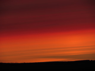 Fototapeta na wymiar Crimson sunset.