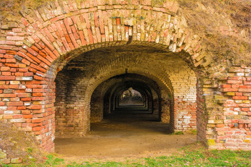 Fototapeta na wymiar The 18th century Crown Fortress, also known as the Catacombs, in Osijek in Osijek-Baranja County, Slavonia, east Croatia