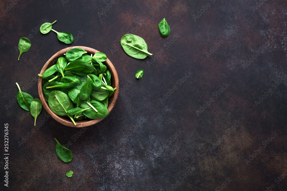 Canvas Prints baby spinach leaves