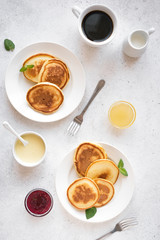 Pancakes for breakfast