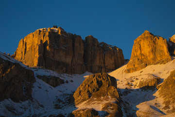 Obraz premium passo Pordoi, Dolomiti