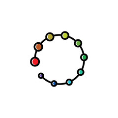 progress icon loading vector element