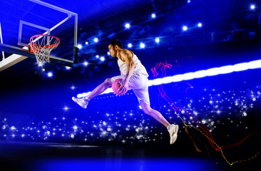 Man basketball player