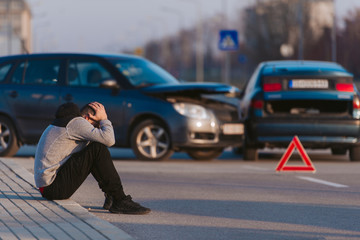 Driver in shock after car wreck
