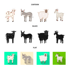 Isolated object of breeding and kitchen  sign. Collection of breeding and organic  vector icon for stock.