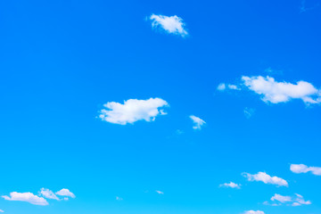 Almost clear blue sky