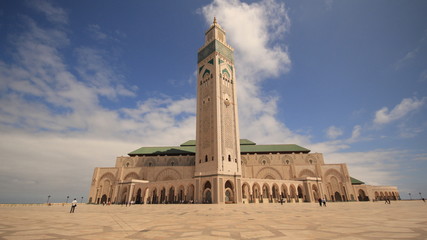Obraz premium Mosque in Casablanca, Morocco