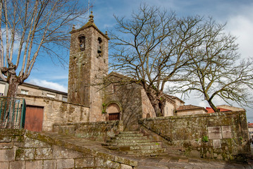 romanesque church of San Esteban in the village of Allariz in Orense