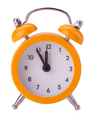 orange alarm clock