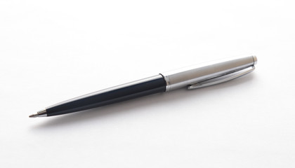ballpoint pen on a white background