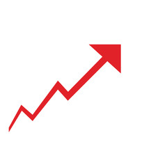 Red arrow vector graphics