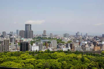 Naklejka premium view of the city