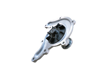 Obraz premium water pump car isolated on white background