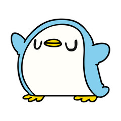 cartoon kawaii of a cute penguin