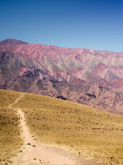 Mountain of the 14 color in Humahuaca, Northwest of Argentina