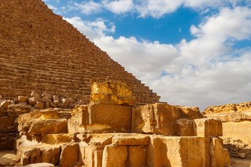 Great Pyramid of Giza (also known as the Pyramid of Khufu or the Pyramid of Cheops) is the oldest...