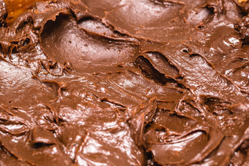 Melted chocolate background