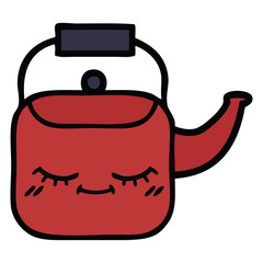 cute cartoon kettle