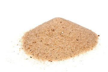 sand isolated on white background