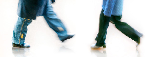 blurry people in street © S_E